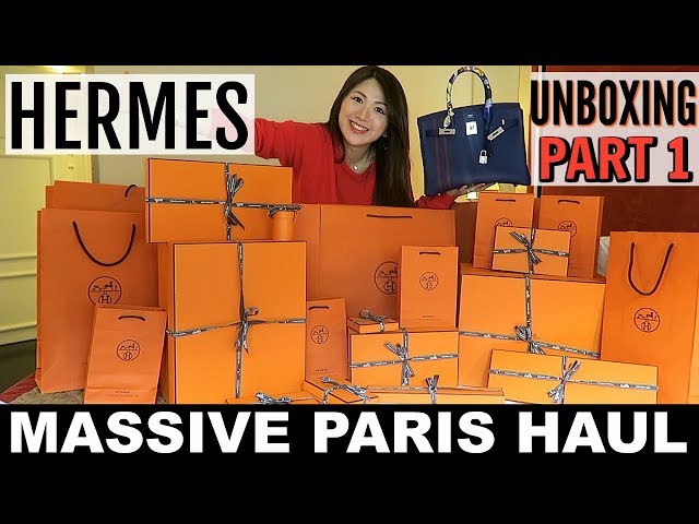 MASSIVE PARIS HAUL | HERMES UNBOXING | PART 1| CHARIS IN PARIS 💕