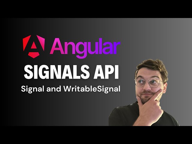 Angular Signals Api