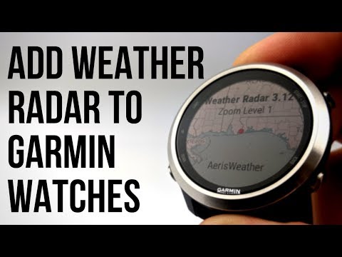 Add Weather Radar Map to Your Garmin Watch - Forerunner, Vivoactive, Fenix