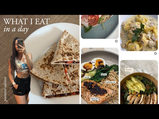 🌞 PINTEREST tells me WHAT I EAT IN A DAY