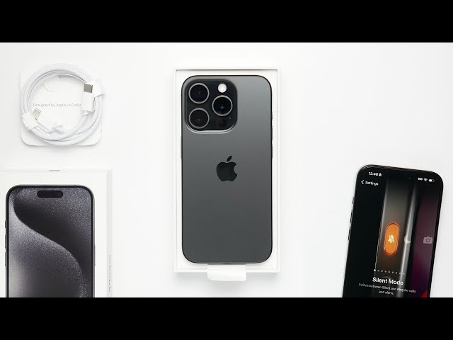 Apple iPhone 15 Pro Unboxing - Black Titanium!