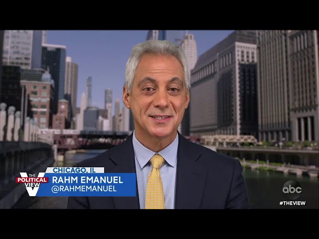 Rahm Emanuel Discusses Potential Strategies in Final Days of Election | The View