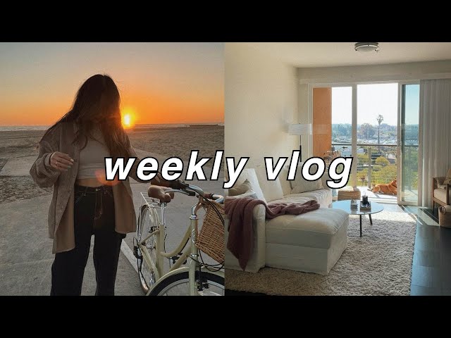 WEEKLY VLOG | life update, living in LA vs NY, new furniture, my day to day