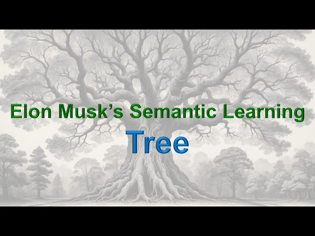The Semantic Learning Tree : Elon Musk's Secret to Learning Faster