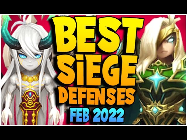 The BEST Siege Defenses in Summoners War - February 2022