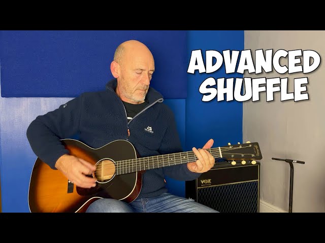 Advanced shuffle - Guitar lesson