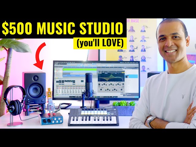 How to build a GREAT Music Studio for $500