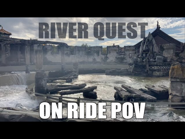 River Quest On Ride at Phantasialand, Bruhl Germany [4K]