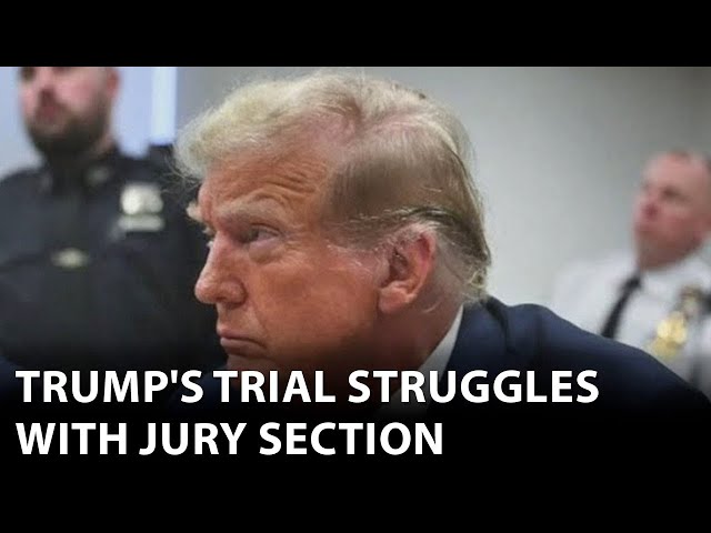 Trump's trial struggles with jury section