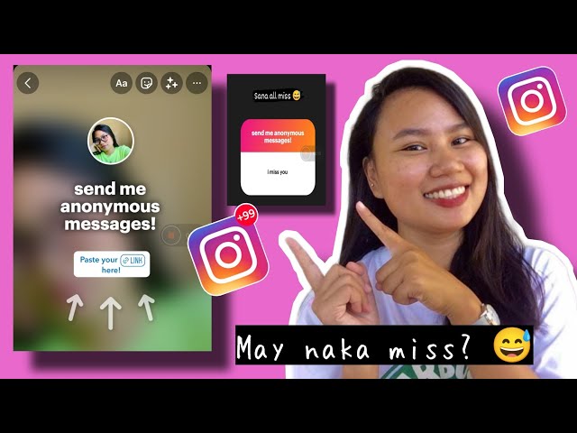 How to put anonymous message link on instagram story?2022|Howtoreply?|How to change picture?|Tagalog