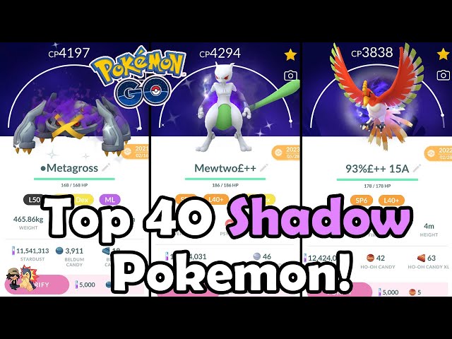TOP 40 SHADOW Pokémon To Power Up In Pokémon GO! (2024) | Which Pokemon Are Worth Powering Up?!