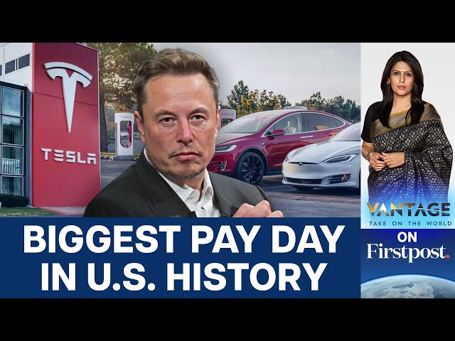 Tesla Shareholders Pitch $56 Billion Pay Package for Elon Musk | Vantage with Palki Sharma