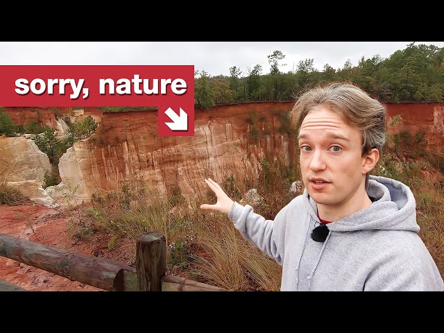 The canyon that humans made by accident