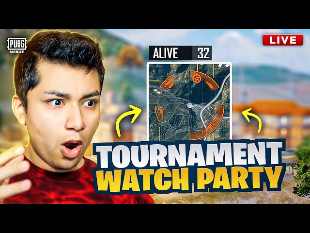🔴 PUBG MOBILE ESPORTS TOURNAMENT (PlayGalaxy Cup) | WATCH PARTY