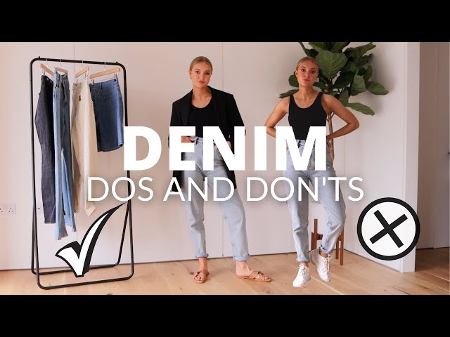 HOW TO STYLE DIFFERENT JEANS | A Comprehensive Denim Guide