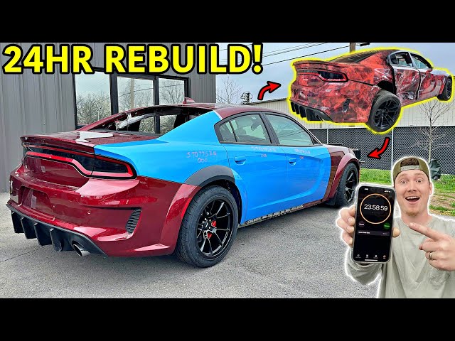 We Rebuilt A Wrecked Hellcat In 24 Hours!!! The Most Difficult Challenge We Have Ever Faced!