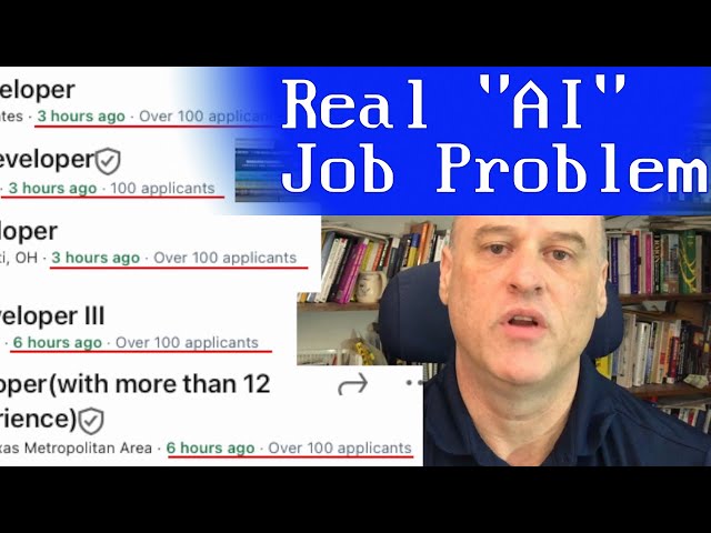 Software Engineers REAL problem with "AI" and Jobs