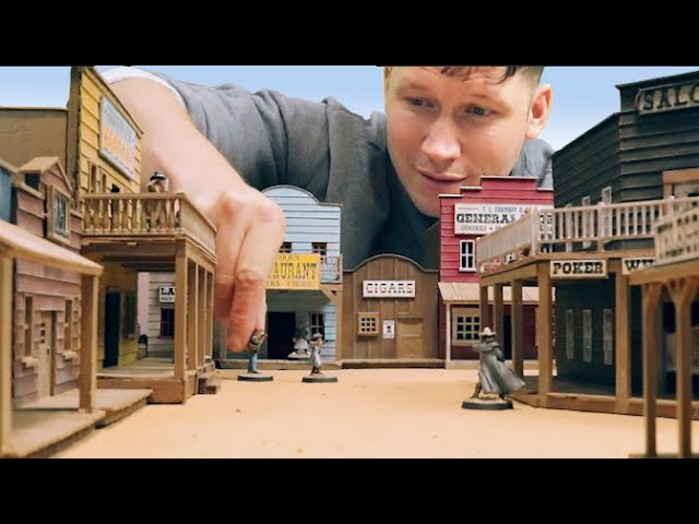 Making a Miniature Wild West Town