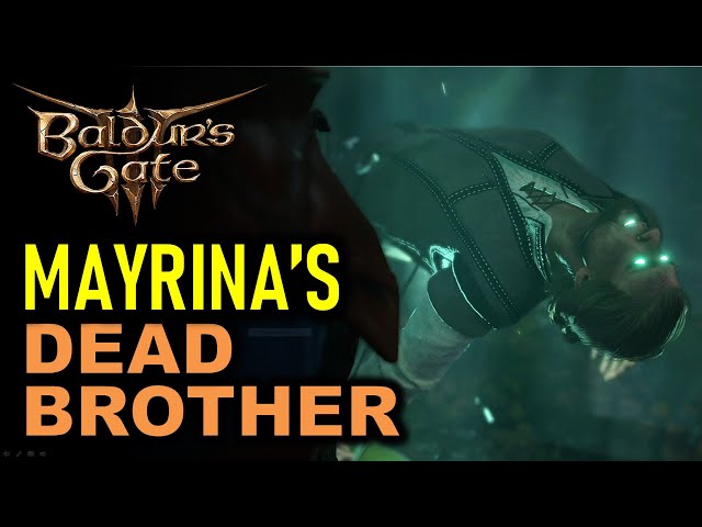Talking to Mayrina's Dead Brother Demir | Baldur's Gate 3 (BG3)
