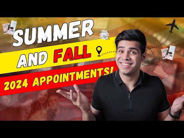 Summer/Fall 2024 US Visa Slots Update | Students, Tourists, Business Appointments