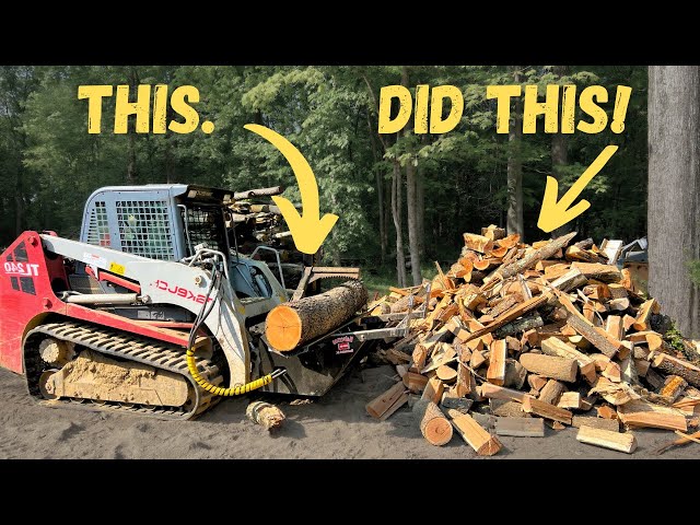 Turned My Track Loader into a Firewood processor! (I’ll Never touch a splitter again! )