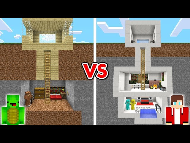 Minecraft NOOB vs PRO: MODERN SECRET BASE BUILD CHALLENGE