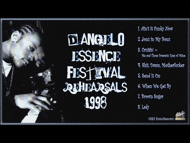 D'Angelo ＆ The Soultronics - D'Angelo Essence Festival Rehearsals 1998