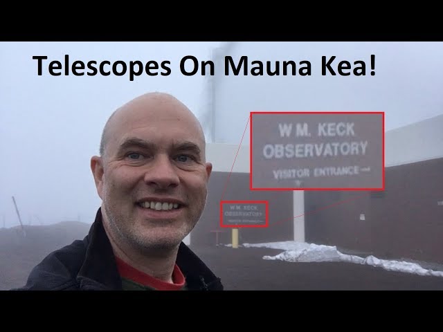The Telescopes On Top of Mauna Kea (on a bad day)