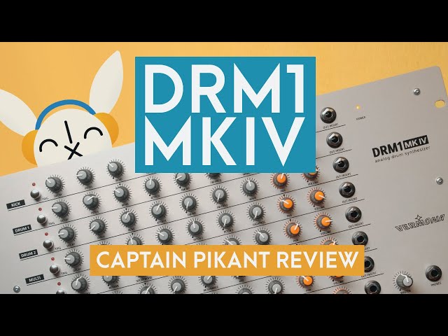 Vermona DRM1 MkIV Review | The new Mark 4 version of the classic German drum synthesizer