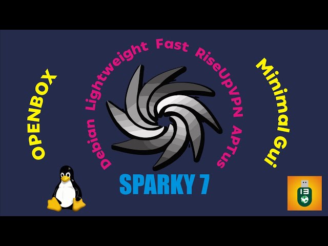 A quick look at Sparky linux 7 openbox [Recommended!]