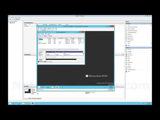 70-410 Objective 3.2 - Creating and Configuring VM Storage on Hyper-V 2012 R2 Lab 1
