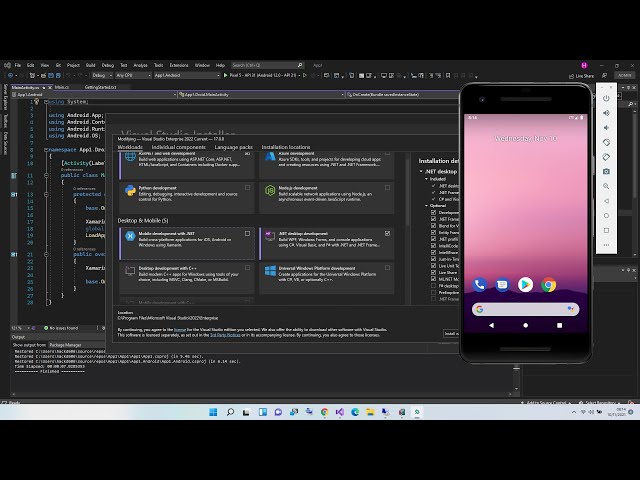 Mobile Development with Visual Studio 2022(Getting Started)
