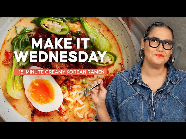 The 15-minute Homemade Ramen You'll Never Get Sick Of | Creamy Korean Ramen | Marion's Kitchen