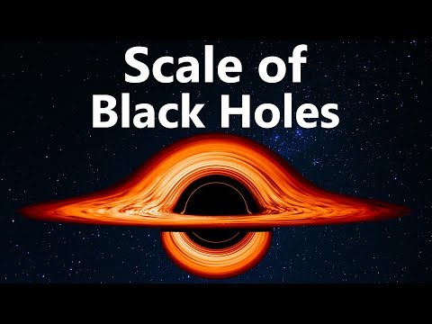 The Unbelievable Scale of Black Holes Visualized