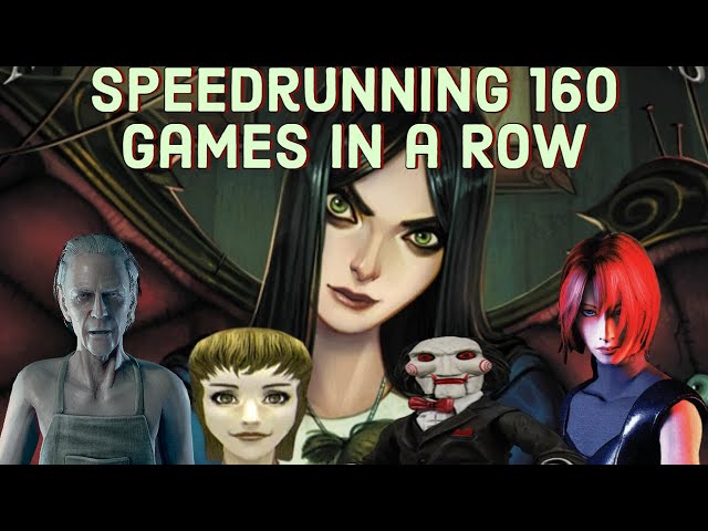 These Might Be The HARDEST Games in a Speedrun Marathon With 160 Games in a Row