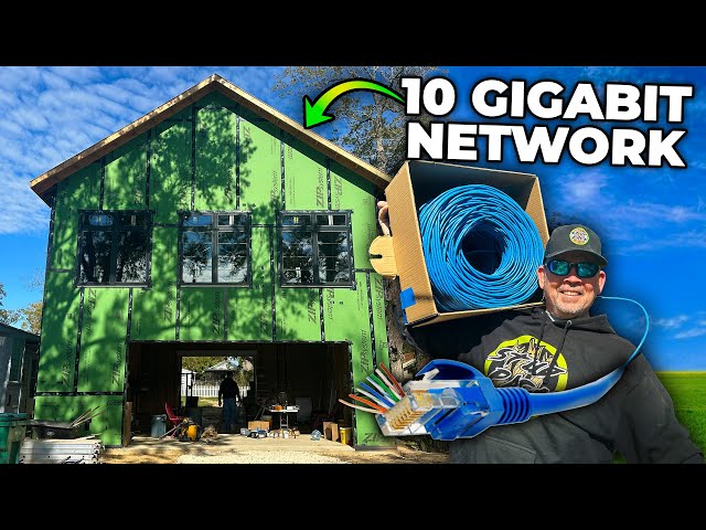 DIY Networking for a Future Proof and HIGH SPEED Home! (Smurf Tubing and String Pull Trick!)