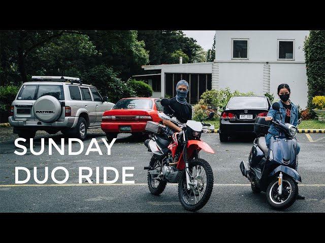Sunday small bike long ride with bb | Kymco Like 150i + Honda XR150L
