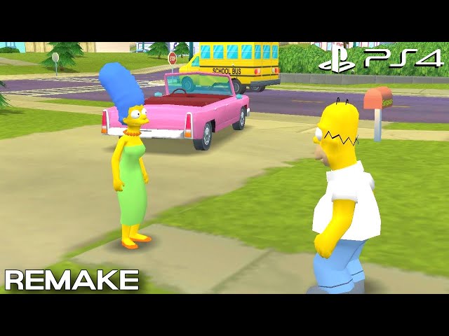 I Played A Random Simpsons Hit & Run Fan Made Game And Was Impressed! | (Dreams PS4)