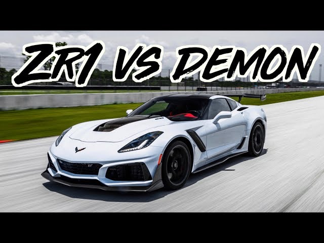 2019 Corvette ZR1 vs Dodge Demon - 1600HP GTR - TrackHawk - McLaren 720s
