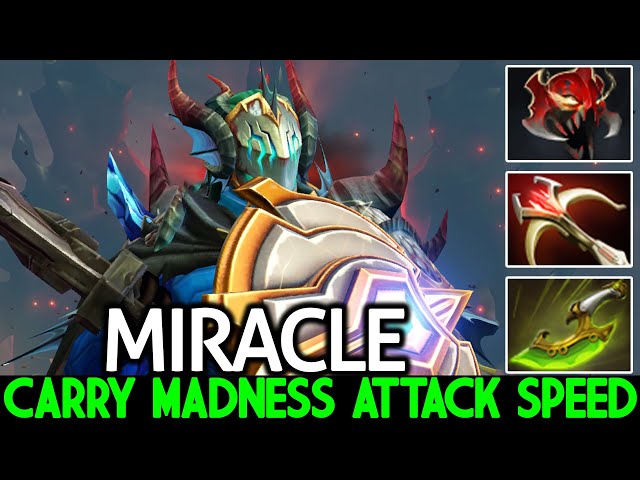 MIRACLE [Sven] Super Carry Madness Attack Speed Raid Boss Dota 2