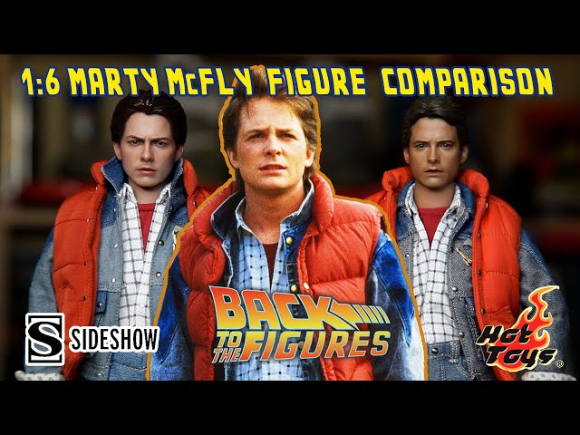 Marty McFly vs. Marty McFly 1:6 Scale Figure Comparison | Back To The Future Hot Toys