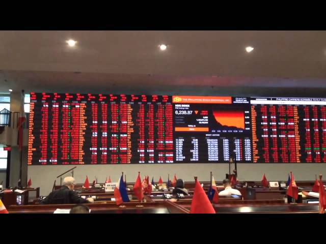 BLOODY ELECTRONIC BOARD OF PHILIPPINE STOCK EXCHANGE