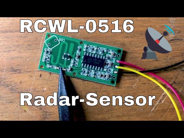 BitBastelei #556 - RCWL-0516 Radar-Bewegungsmelder: Präziser Störsender