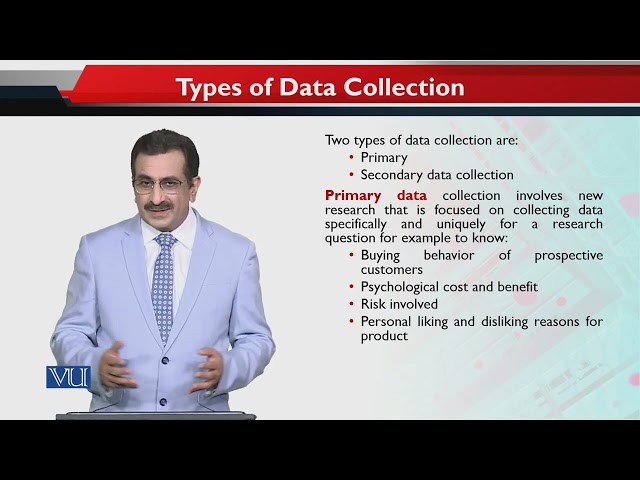 Types of Data Collection | Entrepreneurial Marketing | MKT740_Topic121