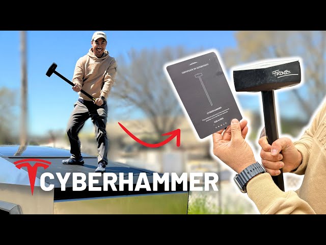 Tesla Cyber Hammer - Unboxing, Specs, & Testing - TESBROS