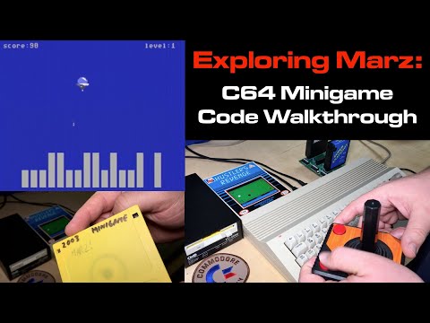 Exploring Marz: C-64 6510 Assembly Minigame Code Walkthrough
