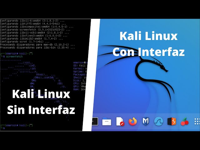 Cómo instalar una interfaz grafica en Kali Linux | Instalar una  interfaz grafica en Linux