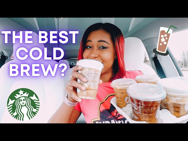 Trying Every Starbucks Cold Brew Coffee | Cold Brew Coffee Review