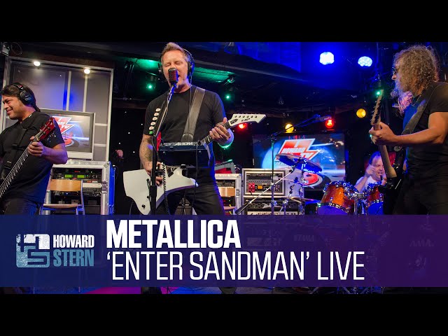Metallica “Enter Sandman” on the Howard Stern Show