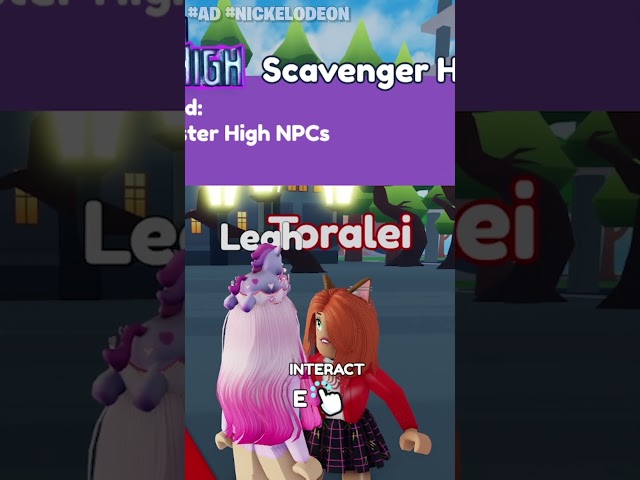 MONSTER HIGH HAS COME TO FAMILY LIFE IN ROBLOX!